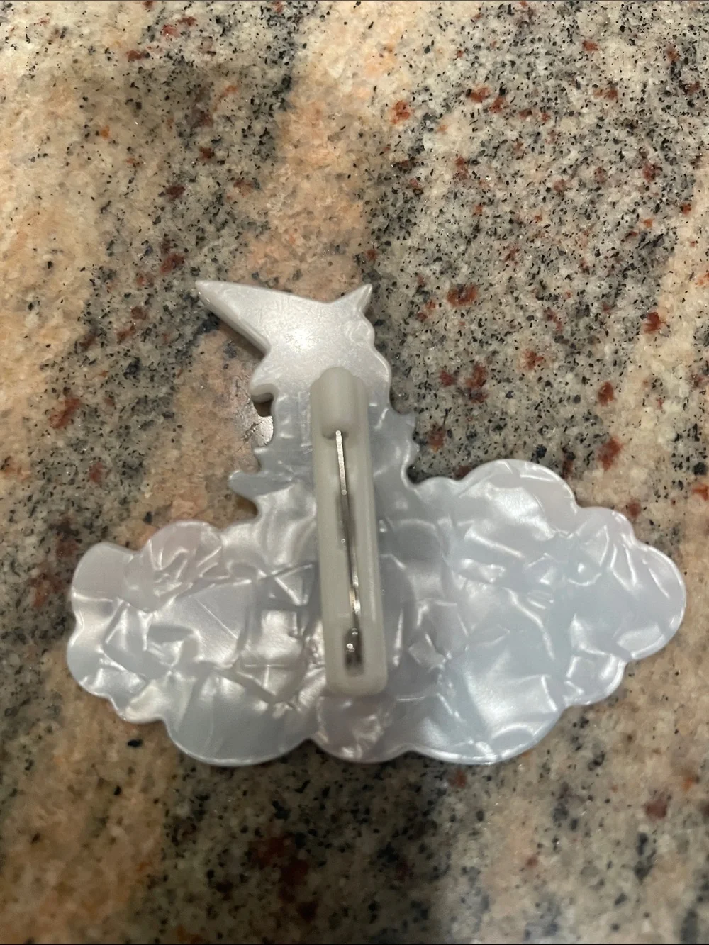 Rainbow Cloud Witch Pin - Cute Witch Accessory Brooch/Pin